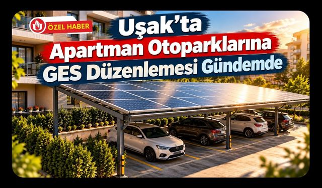 Uşak’ta Apartman Otoparklarına GES Düzenlemesi Gündemde