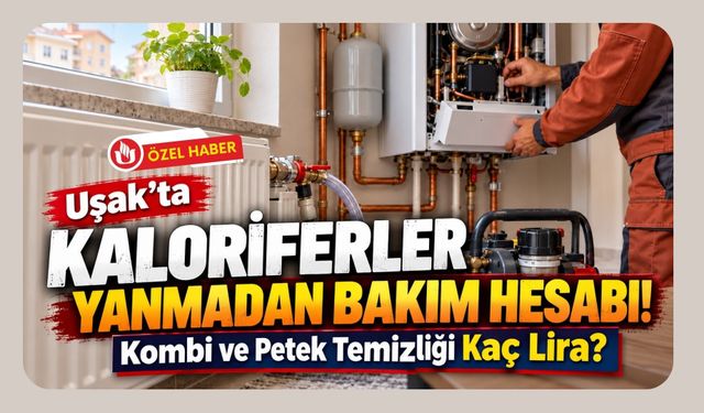 Uşak’ta Kaloriferler Yanmadan Bakım Hesabı! Kombi ve Petek Temizliği Kaç Lira?