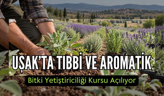 Uşak’ta Tıbbi ve Aromatik Bitki Yetiştiriciliği Kursu Açılıyor