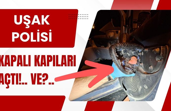 Uşak Polisi Kapalı Kapıları Açtı!..