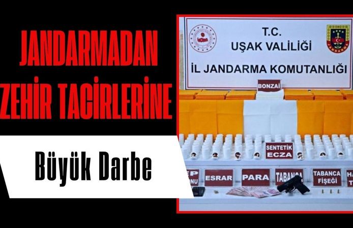 Jandarmadan Zehir Tacirlerine Büyük Darbe
