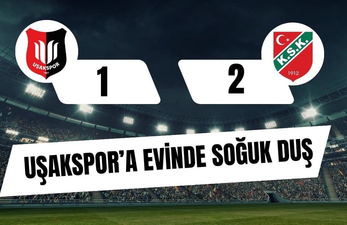 Uşakspor’a Evinde Soğuk Duş: Karşıyaka 2-1