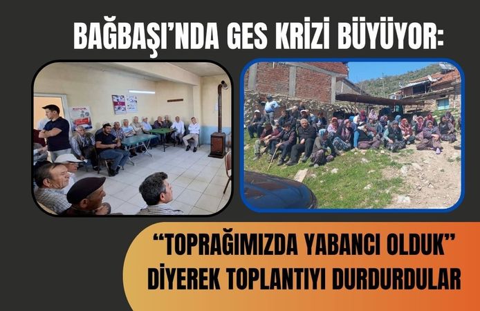 Bağbaşı’nda GES Krizi Büyüyor: “Toprağımızda Yabancı Olduk” Diyerek Toplantıyı Durdurdular