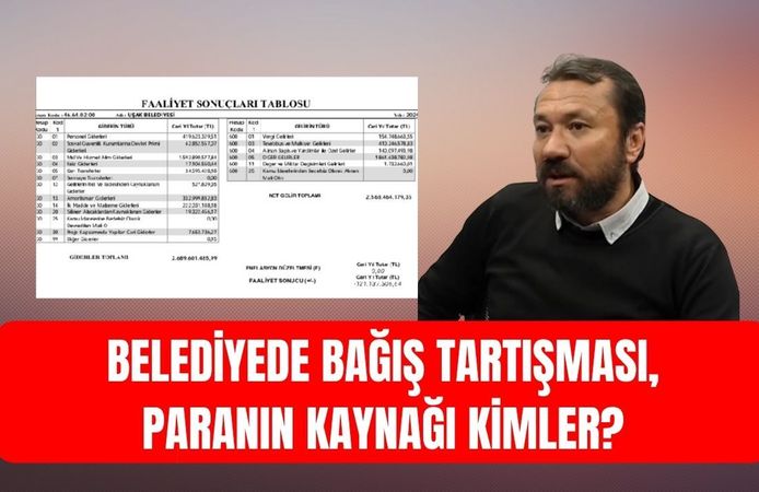 Belediyede Bağış Tartışması, Paranın Kaynağı Kimler?