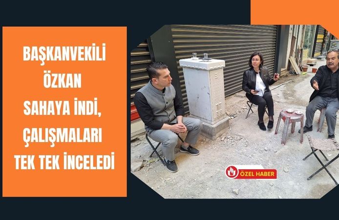 Başkanvekili Özkan Sahaya İndi, Çalışmaları Tek Tek İnceledi