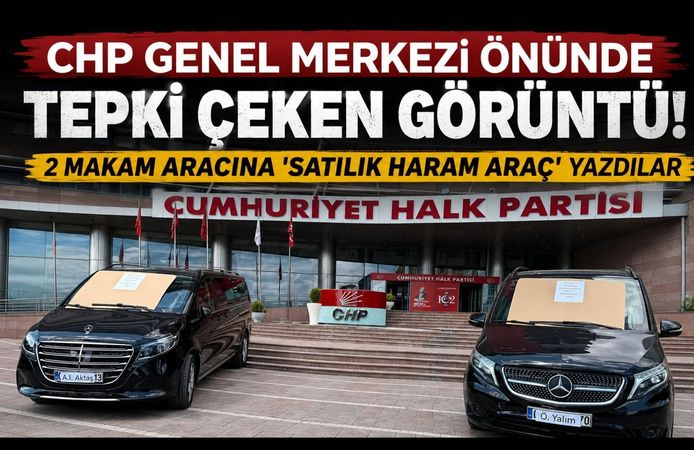 CHP Genel Merkezi Önündeki Araç Tartışmasında Uşak Detayı Dikkat Çekti