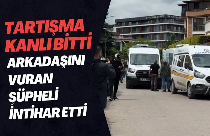 Tartışma Kanlı Bitti, Arkadaşını Vuran Şüpheli İntihar Etti