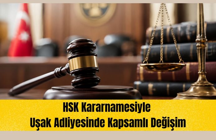 HSK Kararnamesiyle Uşak Adliyesinde Kapsamlı Değişim