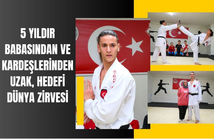 5 Yıldır Babasından ve Kardeşlerinden Uzak, Hedefi Dünya Zirvesi