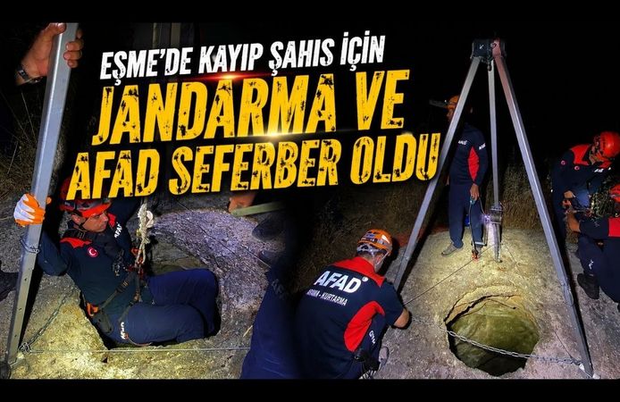 Eşme'de Kayıp Şahıs İçin Jandarma ve AFAD Seferber Oldu