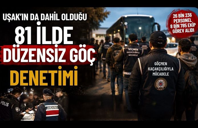81 İlde Düzensiz Göç Denetimi, 25 Organizatör ve 355 Göçmen Yakalandı