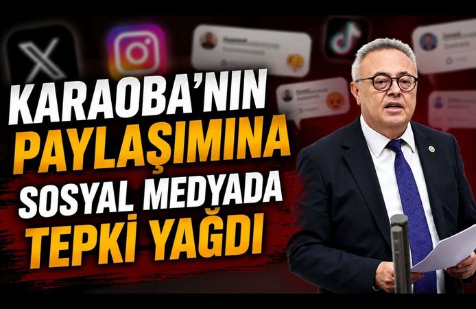 Karaoba'nın Paylaşımına Sosyal Medyada Tepki Yağdı