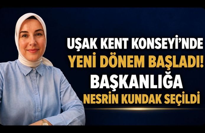 Uşak Kent Konseyi'nde Yeni Dönem Başladı! Başkanlığa Nesrin Kundak Seçildi
