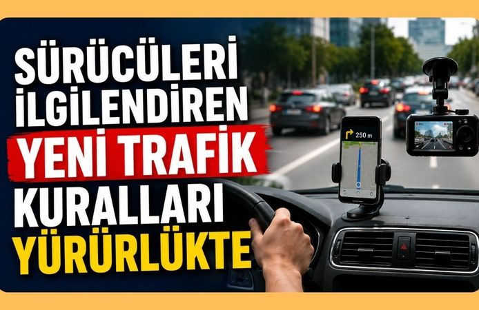 Sürücüleri İlgilendiren Yeni Trafik Kuralları Yürürlükte