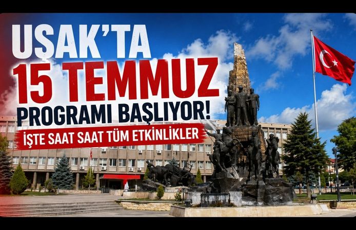 Uşak'ta 15 Temmuz'un 10. Yılında Anma Programı