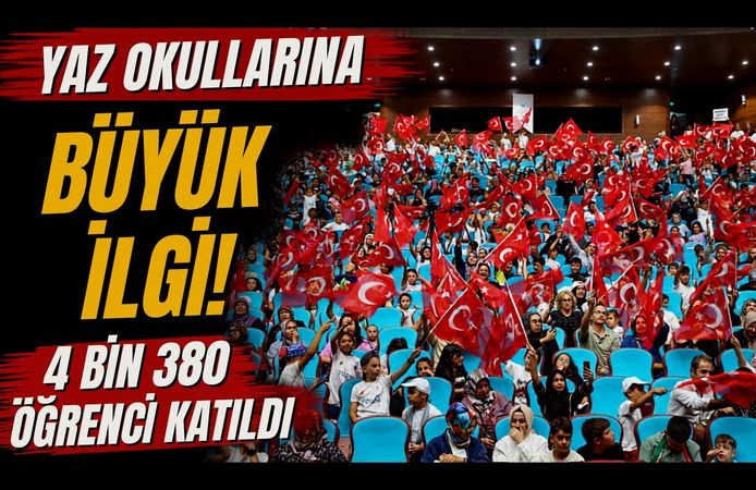 Uşak’ta Yaz Okullarına Büyük İlgi! 4 Bin 380 Öğrenci Katıldı