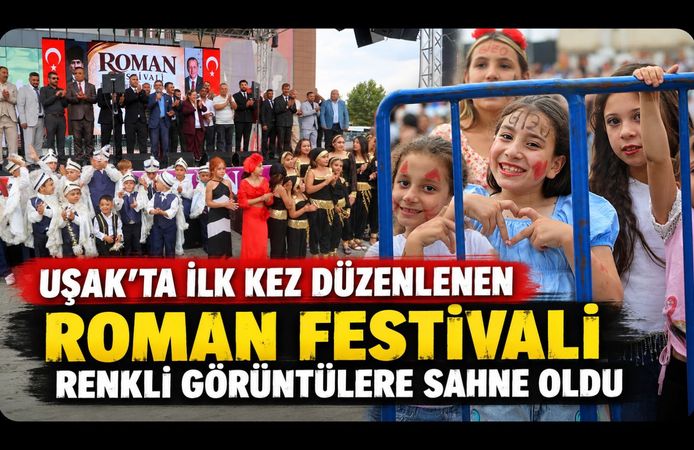 Uşak’ta İlk Kez Düzenlenen Roman Festivali Renkli Görüntülere Sahne Oldu