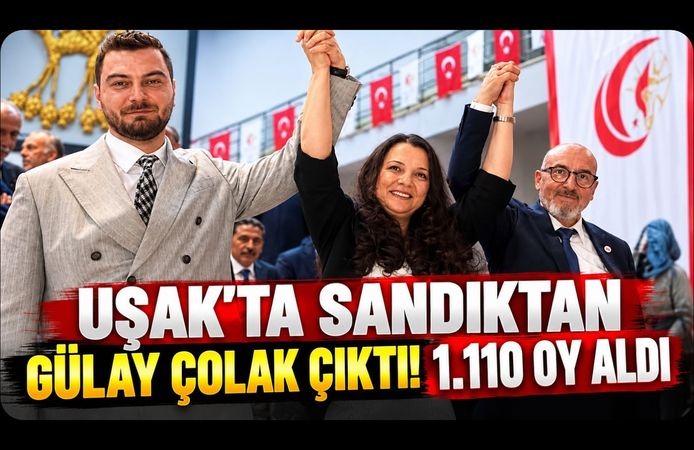 Uşak’ta Sandıktan Gülay Çolak Çıktı! 1.110 Oy Aldı