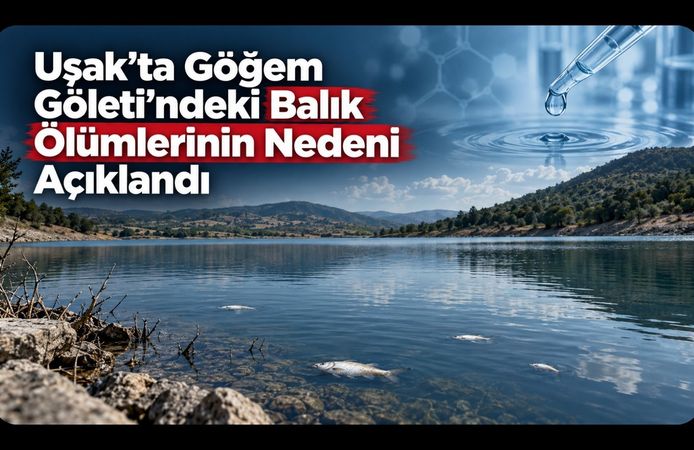 Uşak’ta Göğem Göleti’ndeki Balık Ölümlerinin Nedeni Açıklandı
