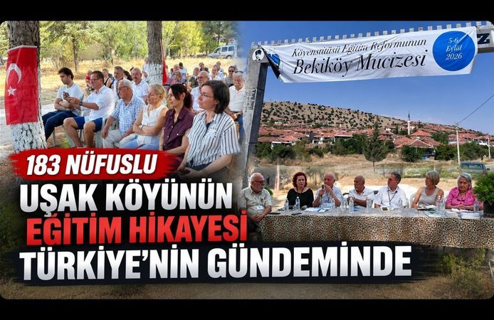 183 Nüfuslu Uşak Köyünün Eğitim Hikâyesi Türkiye’nin Gündeminde