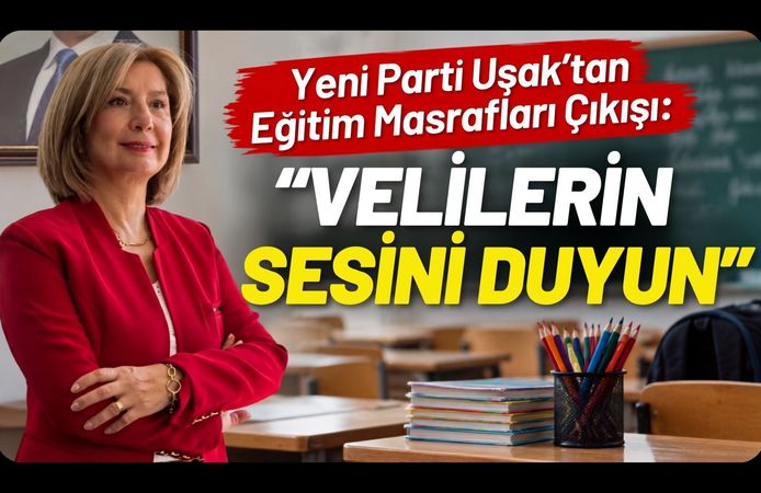 Yeni Parti Uşak’tan Eğitim Masrafları Çıkışı: “Velilerin Sesini Duyun”