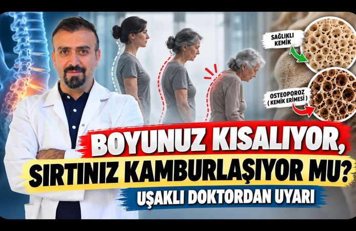 Boyunuz Kısalıyor, Sırtınız Kamburlaşıyor mu? Uşaklı Doktordan Uyarı