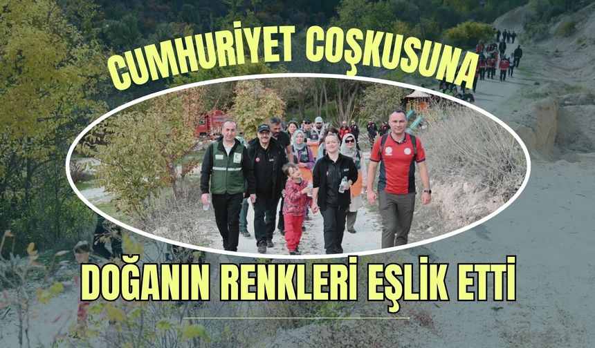 Cumhuriyet Coşkusuna Doğanın Renkleri Eşlik Etti
