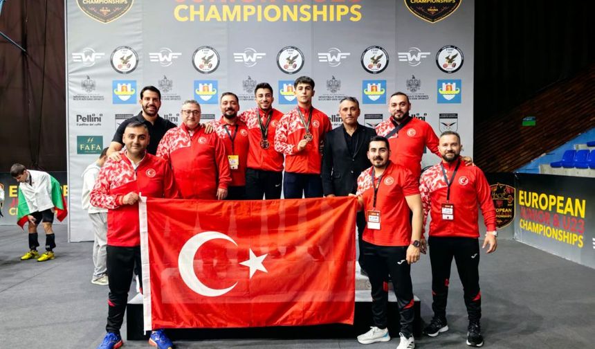 Avrupa Halter Şampiyonası’nda Madalya Yağmuru