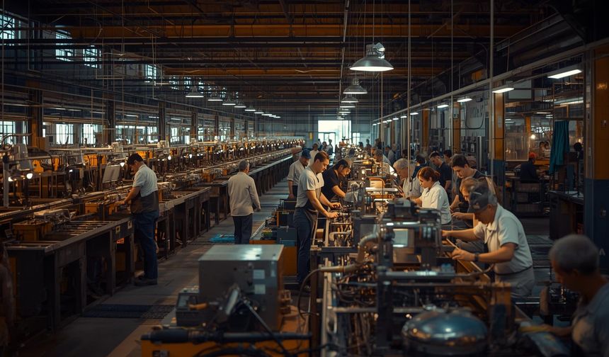 Sanayi Üretimi Yıllık Yüzde 2,9 Arttı