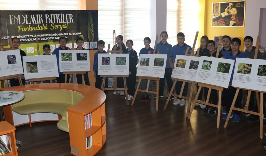 Yalovalı öğrenciler 29 endemik bitkiyi geleceğe taşıyor