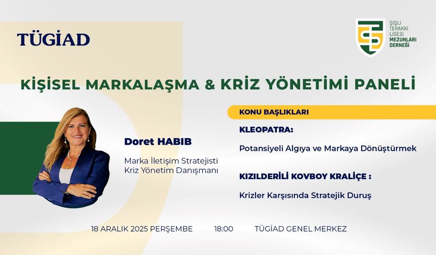 Tügiad’da Kişisel Markalaşma ve Kriz Yönetimi Paneli