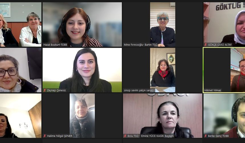 TOBB Kadın Girişimciler Batı Karadeniz Toplantısı Yapıldı