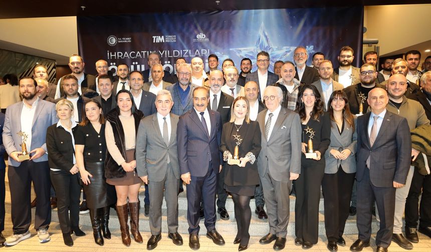 Ege’nin İhracat Yıldızları 2025’te Ödüllerini Aldı