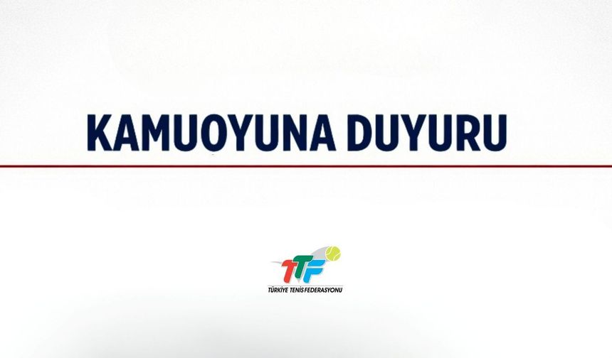 Türkiye’de ITF Turnuvaları İptal Edildi