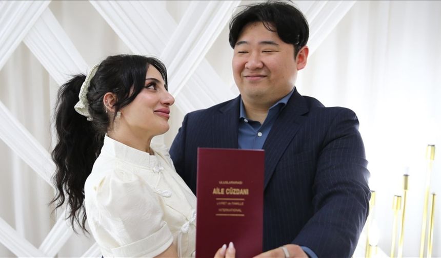 Güney Koreli Jang Bingöllü Cansel’e “Evet” Dedi