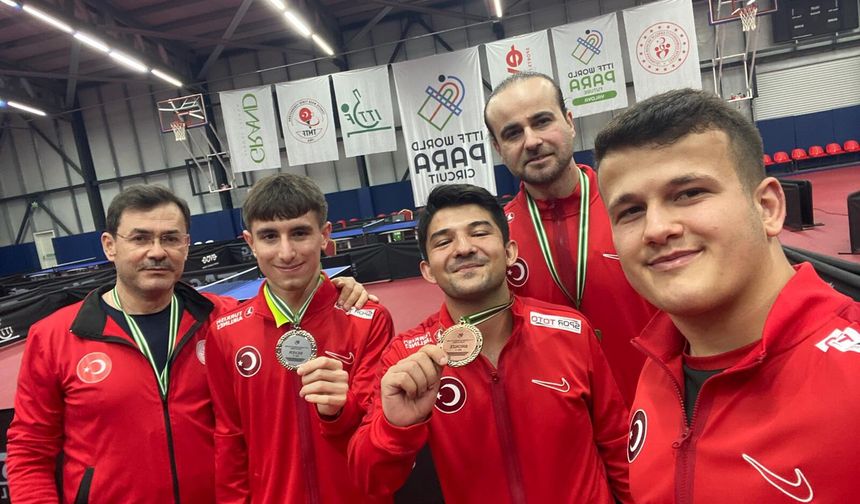 Yalova’da Para Masa Tenisinde 2 Madalya Gururu