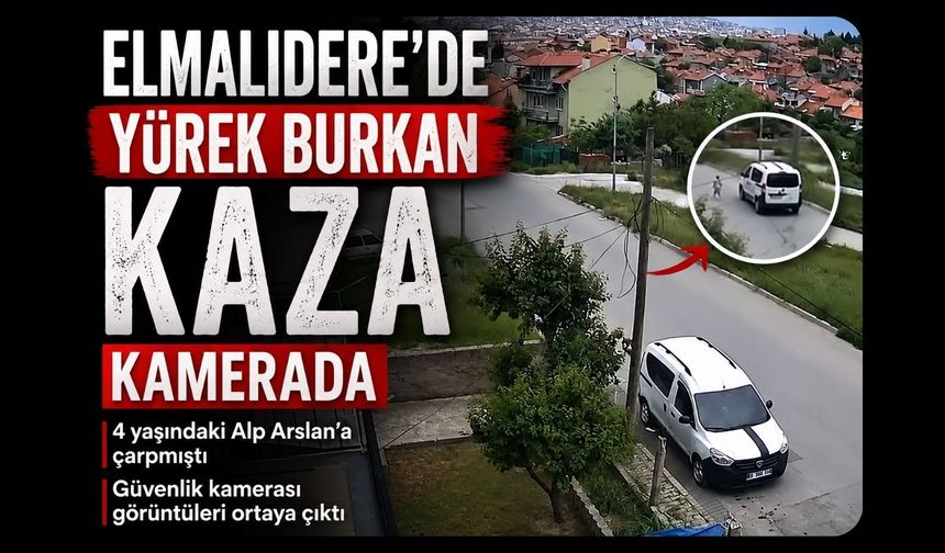Elmalıdere’de Yürek Burkan Kaza Kamerada