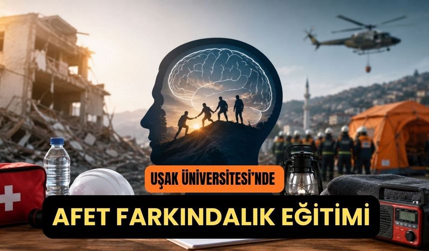 Uşak Üniversitesi’nde Afet Farkındalık Eğitimi: “Kaygı Yok, Tedbir Var!”