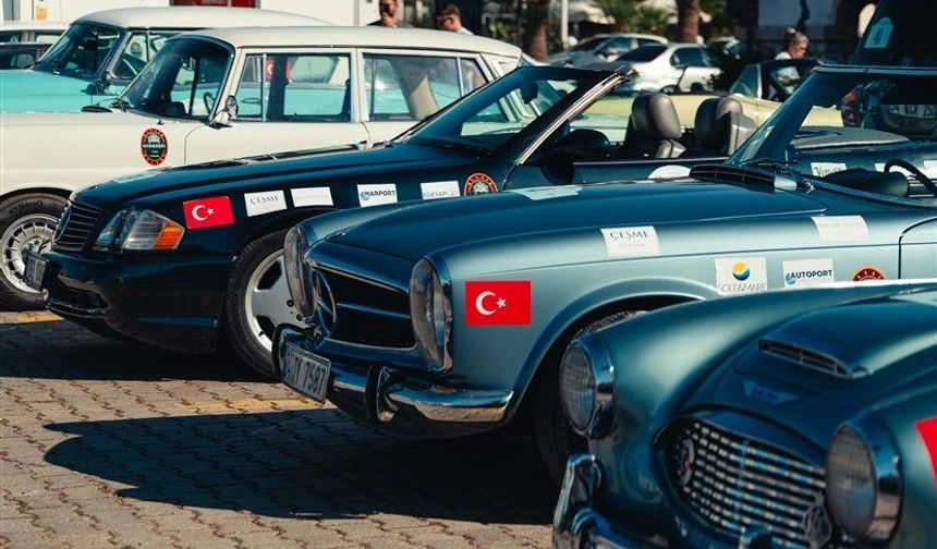Çeşme’de Nostalji Rüzgarı, Batı Anadolu Rallisi Tamamlandı