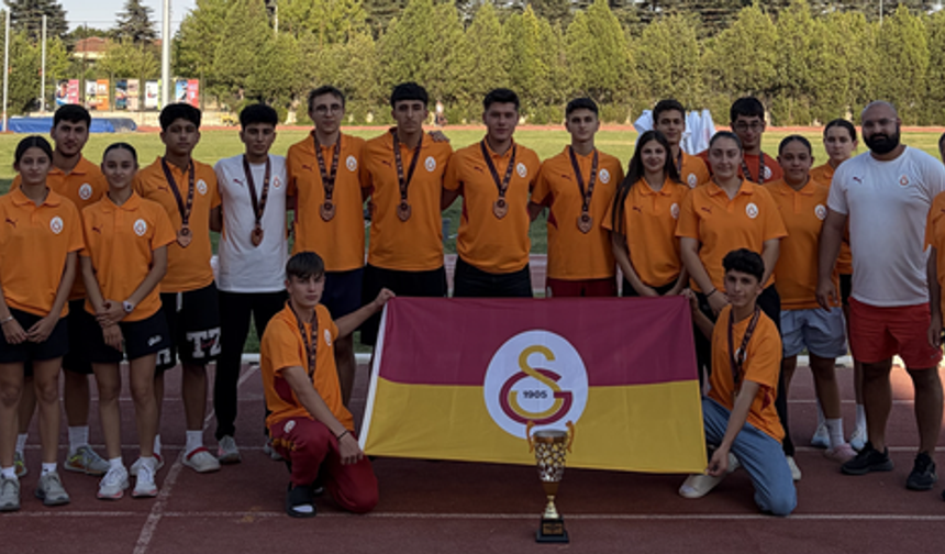 Galatasaray U16 Atletizm Takımı Türkiye Şampiyonası’ndan Derecelerle Döndü
