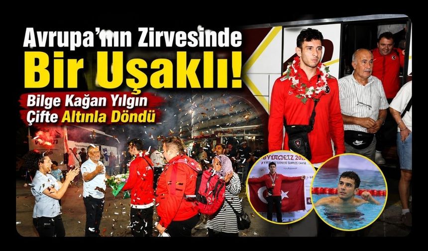 Avrupa'nın Zirvesinde Bir Uşaklı! Bilge Kağan Yılgın Çifte Altınla Döndü