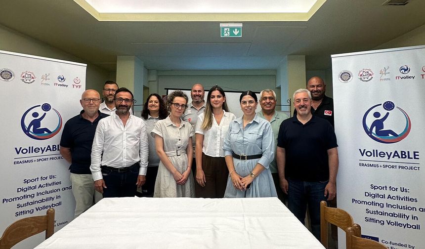 Türk Voleybolu Avrupa'da Kapsayıcı Spor İçin Bir Araya Geldi! VolleyABLE Projesi İtalya'da Masaya Yatırıldı