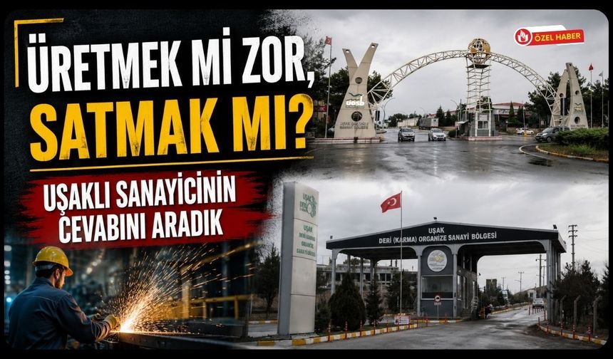 Üretmek mi Zor, Satmak mı? Uşaklı Sanayicinin Cevabını Aradık