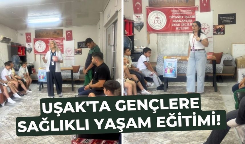 Uşak'ta Gençlere Sağlıklı Yaşam Eğitimi! "Genç Akademisi"nde Önemli Konular Ele Alındı