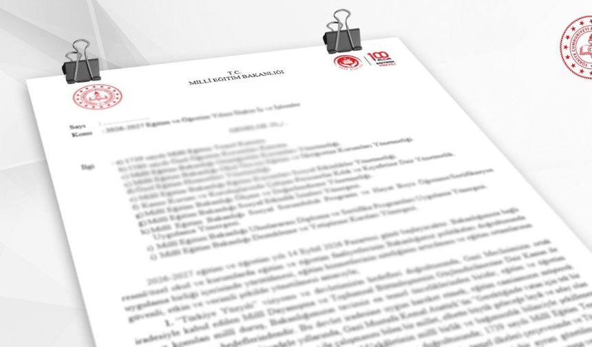 MEB’den 81 İle Yeni Eğitim Yılı Genelgesi: Okullarda Kurallar Değişiyor