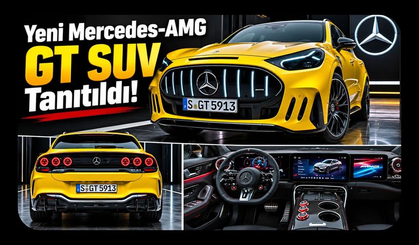 Yeni Mercedes-AMG GT SUV Tanıtıldı! 1.169 Beygir Güç ve 12 Dakikada Hızlı Şarj