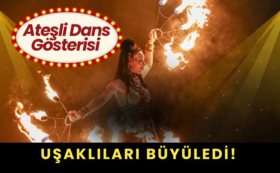 Ateşli Dans Gösterisi Uşaklıları Büyüledi!