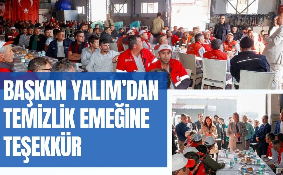 Başkan Yalım’dan Temizlik Emeğine Teşekkür