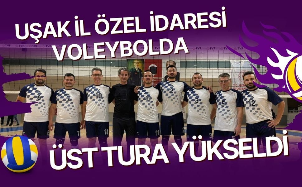Uşak İl Özel İdaresi Voleybolda Üst Tura Yükseldi