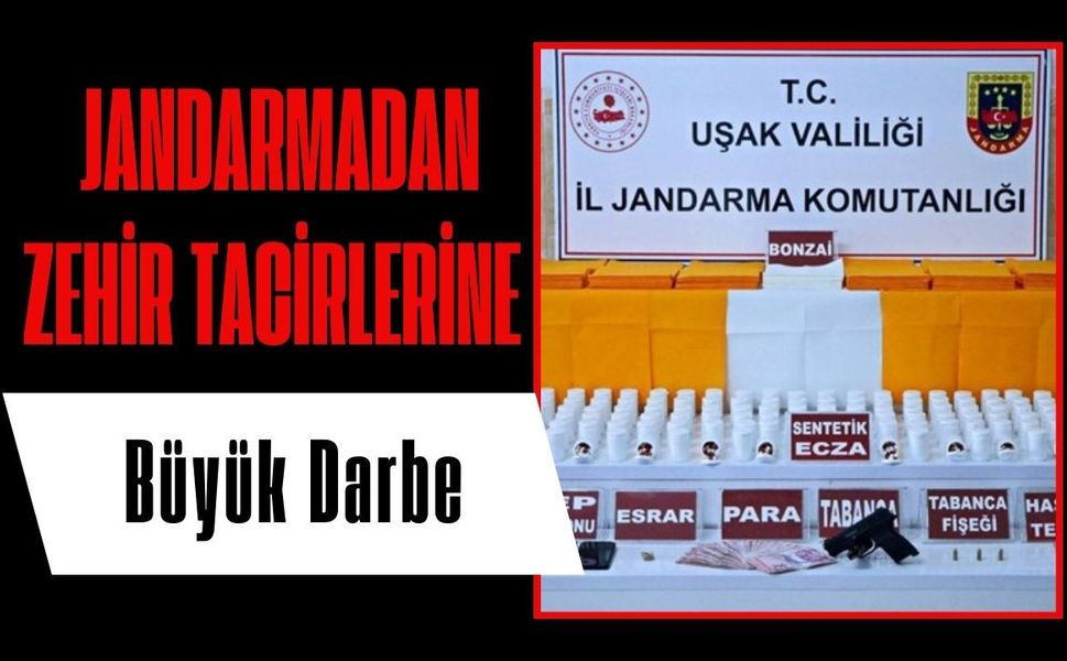 Jandarmadan Zehir Tacirlerine Büyük Darbe